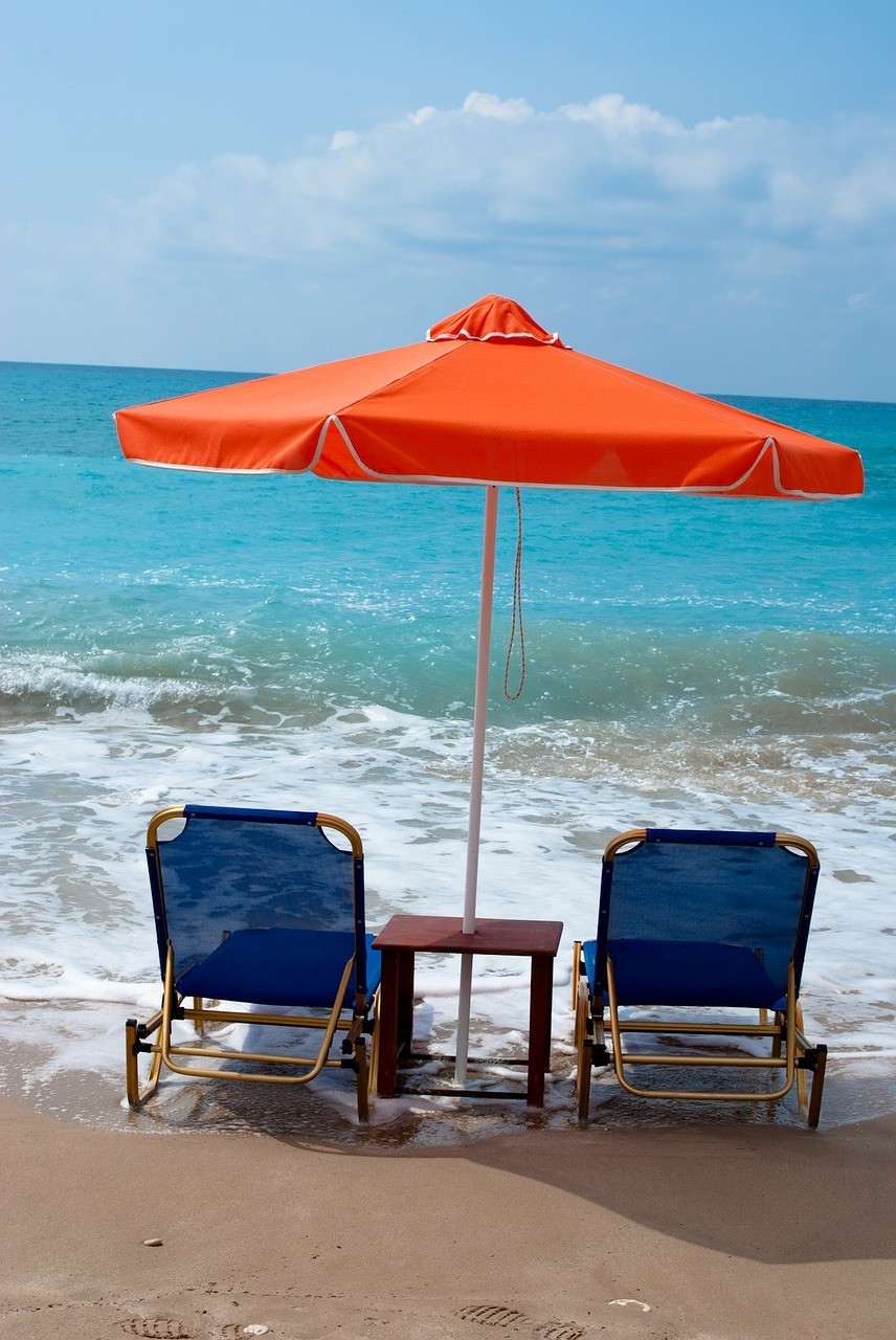 صور لـ شاطئ بحر بحر مظلة كراسي جلوس كرسي محيط